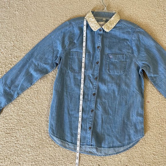 Abercrombie Button Down Denim Shirt for Girls - Picture 7 of 10